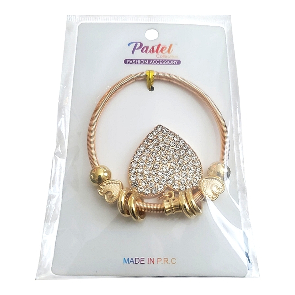 Pastel Collection Charm Bracelet Gold Tone